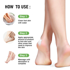 Crème hydratante bio pour les pieds, réparation des peaux sèches, réparation des talons fendillés, crème pour les mains et les pieds - Product Image 6