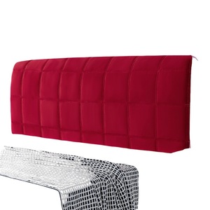 Nueva funda de cabecero de terciopelo holandés para todas las estaciones, totalmente tapizada, funda universal suave de estilo europeo para respaldo de madera maciza, sencilla - Product Image 4