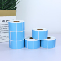 Étiquettes autocollantes rectangulaires en papier thermique imprimé sur mesure, imperméables, couleur pleine, pour l'emballage des boissons