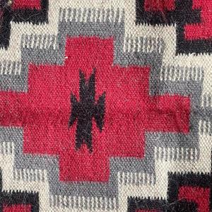 Handwoven Southwestern Kilim Wool Rug Tribal Geometric Area Rug for Living <b>Room</b> Bedroom - Product Image 2