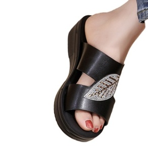 Nuovi Sandali Estivi <span class=keywords><strong>in</strong></span> <span class=keywords><strong>Pelle</strong></span> per Donna, Suola Morbida, Piattaforma, per Uso Esterno, per Signore di Mezza Età e Anziane - Product Image 5