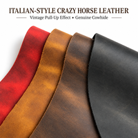 Cuir pleine fleur vintage Crazy Horse en cuir de vachette véritable pour sacs, chaussures, carnets, petits articles – Vente en gros, personnalisation OEM
