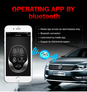 Mobile APP Remote <strong>Touch</strong> <strong>Sensitive</strong> Car Alarm <strong>System</strong> and Alarme De Carro Blue Tooth with Original 433.92/370/315MHz - Product Image 2