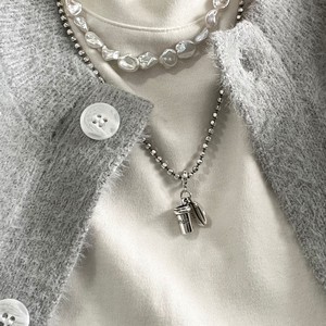 Collar con Colgante de Concha Pequeña Oceánica de Plata Pura S925 con Cadena de Espina de Serpiente, Estilo Coreano Extremadamente Simple y Genial - Product Image 4