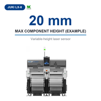 Machine de Placement SMT LX8 Haute Vitesse 105000CPH Précision ±35um pour l'Assemblage de PCB LED