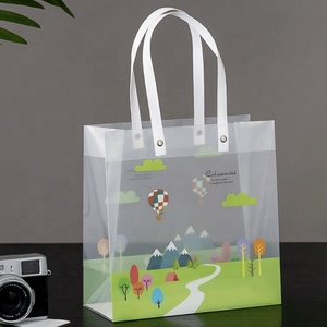 Chất Lượng Cao Tùy Chỉnh In Rõ Ràng Matte PP <span class=keywords><strong>PVC</strong></span> Sang Trọng Nhựa Rượu Vang Tái Sử Dụng Mua Sắm Túi Với Xử Lý - Product Image 3