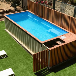 Piscina Prefabbricata in Fibra di Vetro per Giardino, Grande Container da 40 Piedi, Personalizzabile, per Esterni - Product Image 2