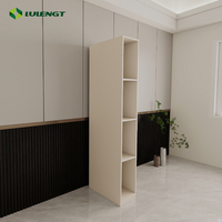 Armoire ouverte modulaire en aluminium pour chambre à coucher, vente en gros directe usine, meuble de rangement pour dressing