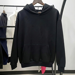 Sudadera con Capucha Vintage con Estampado de Flores y Pedrería para Hombre, Estilo Y2K, Corte Holgado, Otoño Invierno, Felpa Gruesa, Ropa Urbana de Fábrica - Product Image 1