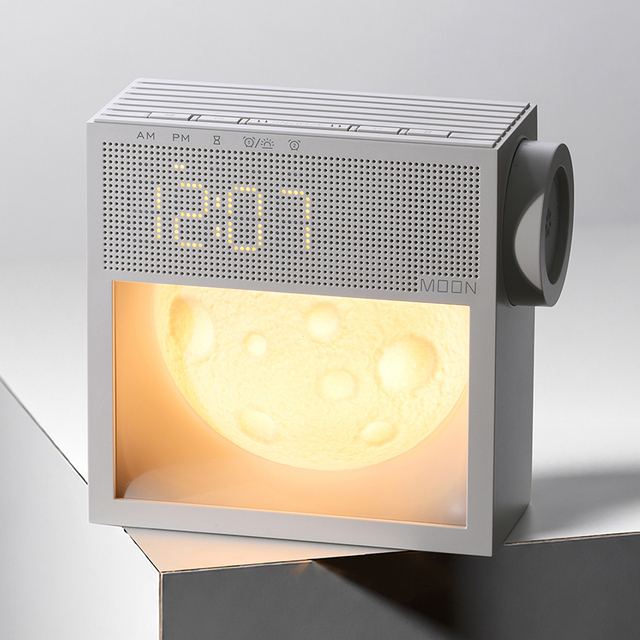 Wake up Light Dual Alarm Clock with Snooze 20 Natural Sounds 25 Ringtones 3-Grade Brightness Night Light Bedside Lamp