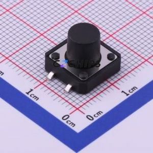 TS-1103S-C-L Tactile Switch SMD-4P,12x12mm Switch Single Pole Single Throw Round Button 2.6N Vertical Mount - Product Image 1