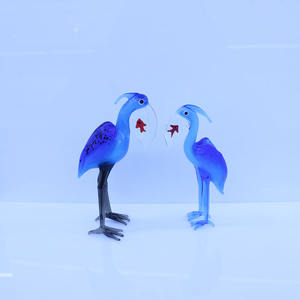 ของตกแต่งโต๊ะทำงานปีใหม่และคริสต์มาส รูปนกสไนป์<span class=keywords><strong>สีน้ำเงิน</strong></span> ถุงปลา งานฝีมือพื้นบ้าน <span class=keywords><strong>แก้ว</strong></span>มูราโน่ สำหรับของประดับตกแต่ง - Product Image 6