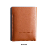 Dompet Paspor Kulit Mewah Buatan Pabrik OEM dengan Logo Personal, Tipis, Anti RFID, Dilengkapi AirTag untuk Pria Wanita