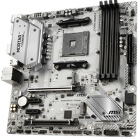 Carte mère de jeu MicroATX MSI B450M MORTAR TITANIUM d'occasion avec socket AM4 pour processeur AMD Ryzen