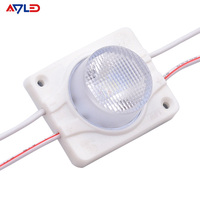 Module LED latéral ABS à injection DC12V, module LED à éclairage périphérique en aluminium, PCB SMD3030 1.5W 15*45 °   Module de double caisson lumineux à vue latérale