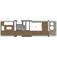 Maison mobile Space Capsule House Cottage durable préfabriqué en acier pour Resort Farm School Salle de bain pour salon Gym