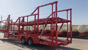 Usine de semi-<span class=keywords><strong>remorque</strong></span> de camion de transporteur de <span class=keywords><strong>voiture</strong></span> à deux essieux à deux étages meilleur <span class=keywords><strong>prix</strong></span> vente 4/5/6/8/10 <span class=keywords><strong>remorque</strong></span> de transporteur de <span class=keywords><strong>voiture</strong></span> en acier - Product Image 3