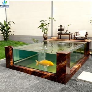 Grand <span class=keywords><strong>aquarium</strong></span>/étang en PP écologique pour bureau, maison, extérieur et salle de bain-durable et élégant - Product Image 6