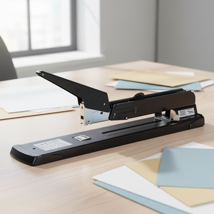 <span class=keywords><strong>agrafeuse</strong></span> Épaisse ZEQUAN 100 Feuilles, <span class=keywords><strong>Agrafeuse</strong></span> à Bras Long Robuste pour Reliure de Gros Livres, Machine à Relier Professionnelle - Product Image 2