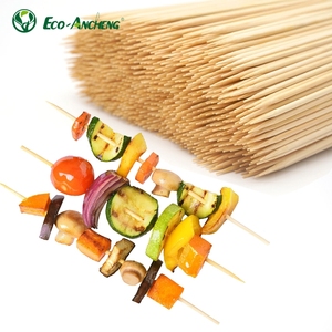 Brochetas de Bambú Desechables <span class=keywords><strong>para</strong></span> Barbacoa, Decorativas, Antiadherentes, Resistentes al Calor, de 20-35 cm, <span class=keywords><strong>para</strong></span> Frutas, Verduras, <span class=keywords><strong>Carne</strong></span> y Uso en Campamentos - Product Image 1