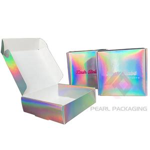 Low MOQ Customized Logo Print Holographic <strong>Babe</strong> Lash Packaging Box Lash Extensions Lashes Box - Product Image 4