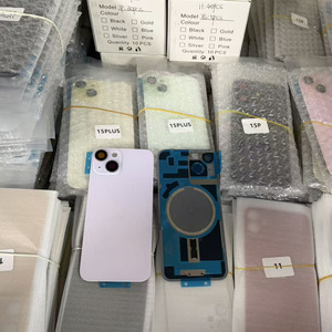 Nouvelle coque arrière en verre à grande ouverture pour iPhone 11 Pro, 11, 12 Mini, 13, 14 Plus, 15, 16 Pro Max – Commande en gros disponible - Product Image 4