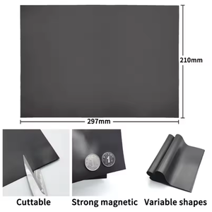 A4 Self-Adhesive Rubber Flexible Magnet 0.8/1mm Magnetic <b>Mat</b> Sheet for <b>Fridge</b> Photo Picture DIY Creative Decor Easy Cutting Peel - Product Image 5