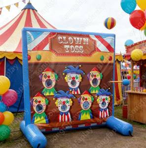 เกมโยนรับลูกบอลตัวตลกงานรื่นเริงซงฟา สำหรับเด็กและผู้ใหญ่ เต็นท์กลางแจ้ง วัสดุพลาสติก <span class=keywords><strong>ภาษา</strong></span>อังกฤษ สวนสนุก - Product Image 4