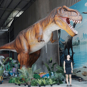 DINOS LIVE Dinosaure robotique T-Rex de 10 m, animatronique, pour musée interactif, parcs à thème jurassique et parcs d'aventure dinosaures - Product Image 1