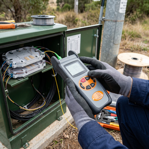 Onefind WF1207 800to1700nm InGaAs 0.01dB Data Storage SC LED FTTx <b>LAN</b> Handheld Fiber Testing Power Meter - Product Image 3