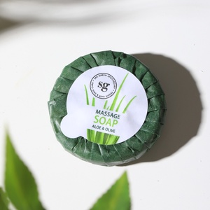 Saponetta Rotonda di Alta Qualità 5 Stelle per Hotel, Ricca di Estratto di Aloe Vera, Pulizia Profonda, Lussuosa Mini Saponetta per Hotel - Product Image 6