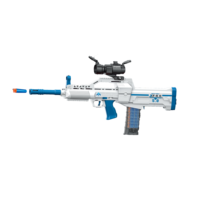 Jouet de balle souple électrique tir continu EVA plastique mitraillette style électronique lanceur de jouets pour garçons