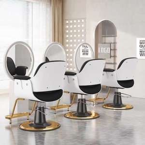 Silla de Barbero Giratoria Moderna con Altura Ajustable, Nueva Llegada 2024, Muebles de Salón - Product Image 5