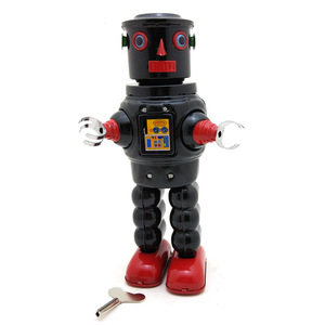 Souvenir rétro en métal de la génération des années 80, cadeau créatif, décoration de bureau, <span class=keywords><strong>robot</strong></span> mécanique <span class=keywords><strong>Robbie</strong></span> - Product Image 1