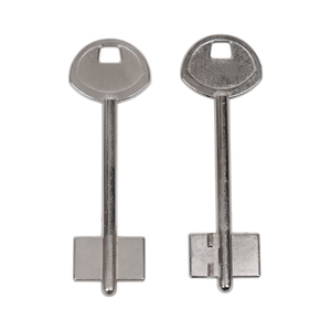 Outil <span class=keywords><strong>de</strong></span> <span class=keywords><strong>serrurier</strong></span> en laiton à <span class=keywords><strong>double</strong></span> tige <span class=keywords><strong>de</strong></span> <span class=keywords><strong>clé</strong></span>, forme unique, avec <span class=keywords><strong>clé</strong></span> vierge sécurisée - Product Image 3