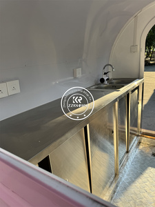 Remolque de Comida Rápida KN-220H 2026 de 2.2m de Largo, Color Rosa, Quiosco de <span class=keywords><strong>Hot</strong></span> Dogs, Carrito de Venta de Sándwiches - Product Image 6