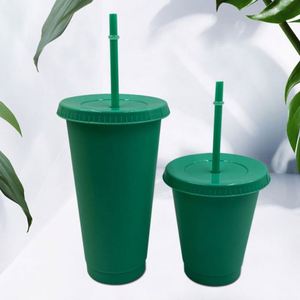 Vaso de Café Reutilizable de 16 oz con Logotipo Personalizado, Ecológico y de Lujo, con Tapa que Cambia de Color, Vaso de Plástico PP, Regalos Empresariales Directos - Product Image 4