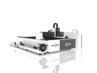 Machine de découpe laser à fibre 1000W pour tôles et tubes en aluminium, avec commande Cypcut, prenant en charge les formats AI/PLT