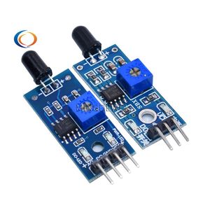 Lm393 3 / 4 Pin Ir Vlamdetectie Sensor <span class=keywords><strong>Module</strong></span> Branddetector Infrarood Ontvanger <span class=keywords><strong>Module</strong></span> Voor Slimme Auto Diy Kit - Product Image 3