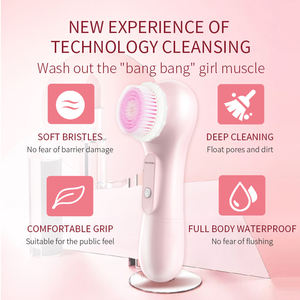 K.SKIN Popular Waterproof Face Cleansing Brush Vibration Electric Deep Cleaning Handheld Remove Pores Cleaning Brush - Product Image 4