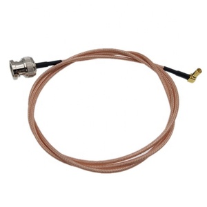 Free Sample SSMC Right Angle Female Gold Plated Waterproof Connector to <b>BNC</b> Male 50ohm High Quality RG316 <b>Cable</b> Assembly - Product Image 3