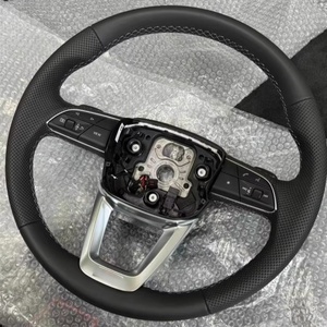 Volant de voiture en cuir pour <span class=keywords><strong>Audi</strong></span> R8 B8 B9 A3 8V A4 A5 A6 C6 S3 S4 S5 S6 A7 S7 RS3 RS4 RS5 <span class=keywords><strong>RS6</strong></span> RS7 Q3 Q5 Q7 <span class=keywords><strong>RS6</strong></span> R8 TT TTRS - Product Image 4
