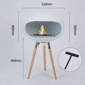 धूम्रपान रहित मुक्त जैव-इथेनॉल चिमनी सजावटी शराब बर्नर पोर्टेबल इथेनॉल फायरप्लेस इनडोर उपयोग के लिए - Product Image 4