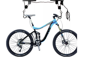 Support de <span class=keywords><strong>rangement</strong></span> mural pour vélos HONGSEN HS-T044 en acier inoxydable avec poulie de levage pour 4 vélos 54x28x28cm - Product Image 6