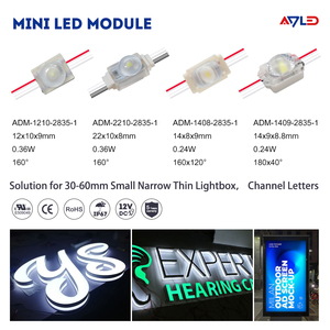 DC12V Super SMD2835 Mini <b>LED</b> <b>Module</b> IP67 0.36W Constant Current for Small Channel Letters and Thin Sign Letters - Product Image 5