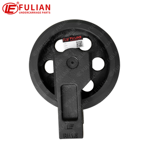 Hoge Kwaliteit Onderstel Onderdeel Voor <span class=keywords><strong>Kobelco</strong></span> Sk27sr3 Graafmachine 72282286 Stationair Wiel Vervanging Duurzame Stalen Front Idler - Product Image 1