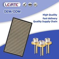 Diodo Láser QL65F6SX de 10mW, Luz Roja, TO56, Diámetro 56mm, 650nm, para Puntero Láser, Módulo de Detección Óptica Industrial