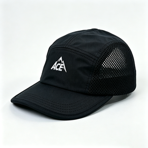 Gorra de Lona de 5 Paneles de Secado Rápido Unisex para Hombre, Gorra de Campamento Personalizada con Bordado ACE Mountain, Ligera, Transpirable, para Correr y Hacer Senderismo al Aire Libre - Product Image 5
