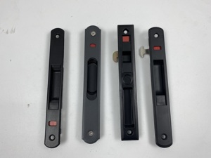 อุปกรณ์เสริมหน้าต่างบานเลื่อน มือจับอลูมิเนียม พร้อมตัวล็อคแบบมีตะขอ - Product Image 3