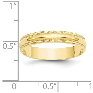 Cincin Emas Kuning <span class=keywords><strong>Solid</strong></span> 4mm 14k/18k/24k Asli, Bisa Digadaikan, untuk Pasangan Pernikahan Wanita & Pria, Kustomisasi Logo Grosir Perhiasan - Product Image 6